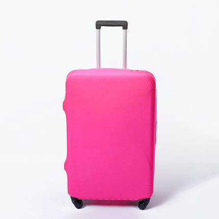 Milk Silk Suitcase Protective Cover Thickeneded Elastic Trolley Suitcase Suitcase Dustproof Elastic Cover Pure Color Simple
