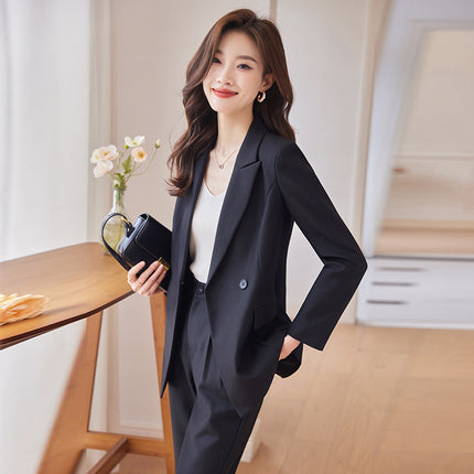 High-level Elegant Professional Suit Jacket Women's Autumn New Slim-fit Slimming High-end Professional Dress Suit suit