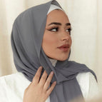 Space Grey #24 / 180*70cm (Pearl chiffon)