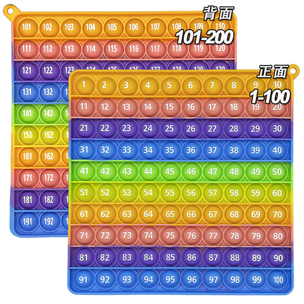 12X12 European and American Multiplication Table Math Practice Board Silicone Educational Science Learning Aid Toy Fun