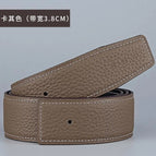 3.8 black/khakis (double-sided lychee pattern car white line) / 105cm
