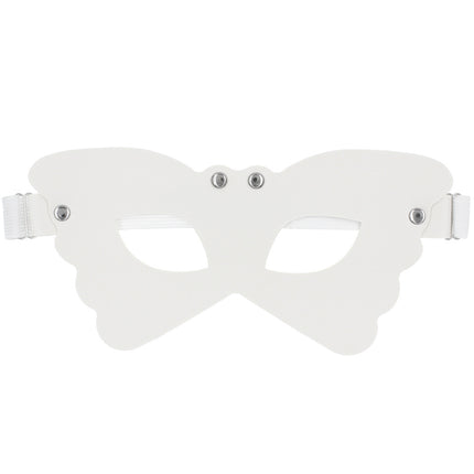 Fun European and American Punk Style Leather Butterfly Lace Mask Storeband Adjustable Eyeshield Prom Dress Mask
