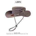Embroidered mountain peak outdoor (dark gray) / Free size