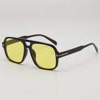 Black frame yellow film