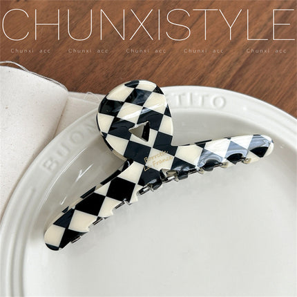 South Korea FRANCE Acetic Acid Grab Clip Fashionable Fine French High Sense Large Shark Clip Hair Multi-Hair Grab Headwear for Women