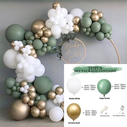 Cross-border Amazon Balloon Chain Arch suit New Birthday Decoration Wedding Room Wedding Balloon Scene Decoration Wholesale