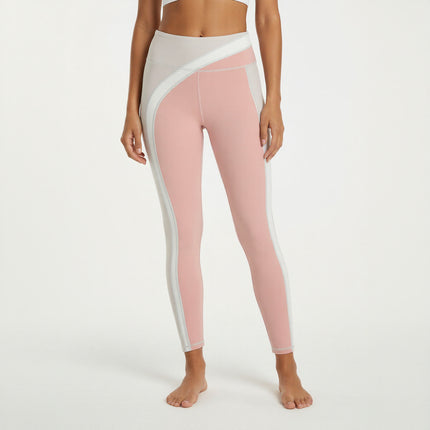 Summer New Yoga Clothes Running Fitness Yoga Pants for Women High-Intensity Elastic Tummy Control High-Waisted Sports Leggings