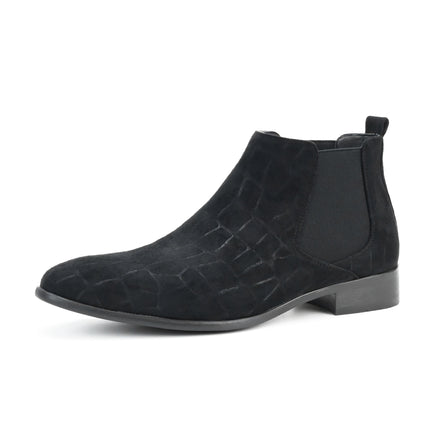 Men's Chelsea Boots Small Square Toe Men's Shoes All-match Fashion Men's Ankle Boots