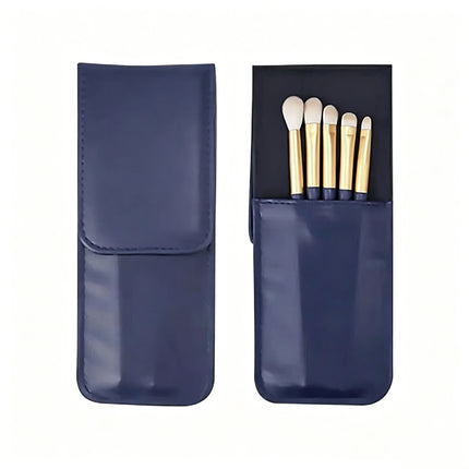 Cosmetic brush suit portable brush bag snap bag envelope bag mini bag green cloud blue bridge first bag wholesale
