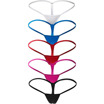 Cross-border e-commerce AliExpress simple mini bikini comfortable bottoming thin band fitness underwear girls thong