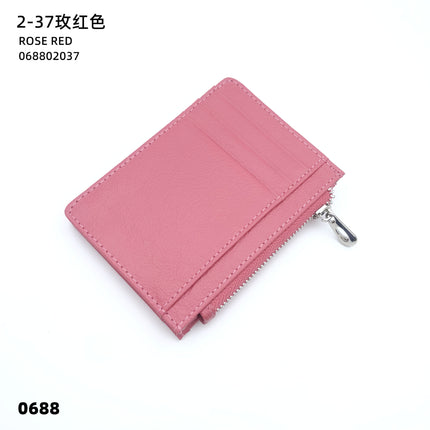 Double-sided Driver's License Multi-card Slot Genuine Leather Zipper Card Bag Top Layer Cowhide Men's Thickened Light Luxury Women's Small Coin Purse Case