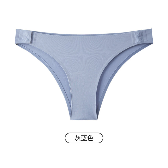 T07 Cross-Border Summer Milk Leather Triangle t Pants Pure Desire Sexy Pure Cotton Antibacterial Crotch Fitness Sports Yoga Underwear for Women