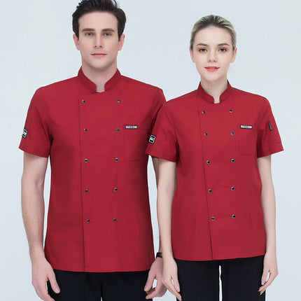 Wholesale Restaurant Chef Work Clothes Long Sleeve Autumn and Winter Catering Hotel School Canteen Special Kitchen Labor Protection Clothing