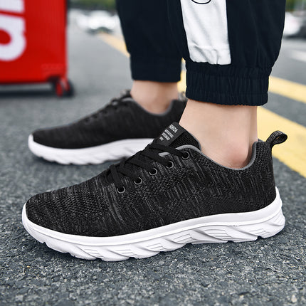 Men's Shoes 2024 Autumn New Mesh Breathable Sports Casual Shoes Men's Soft Sole Running Shoes