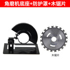 Angle grinder base + protective cover + Wood saw blade