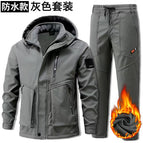 One plus fleece jacket★Gray suit【9253】 / M165 code (suitable for 45-55kg )