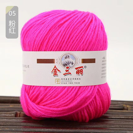Jin Sanli acrylic baby line hand woven shoes cushion bag scarf diy hook shoes cushion wholesale specials