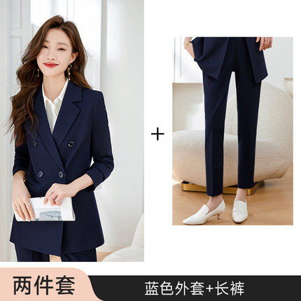 High-end suit suit women's spring and autumn new jewelry hotel front desk work clothes temperament professional formal suit jacket