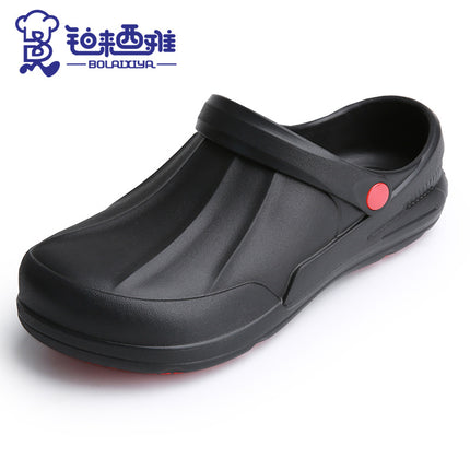 Cross-border New EVA Wear-resistant Chef Shoes Safety Shoes Hotel Work Labor Protection Shoes Waterproof Oil-proof Anti-slip Shoes Kitchen