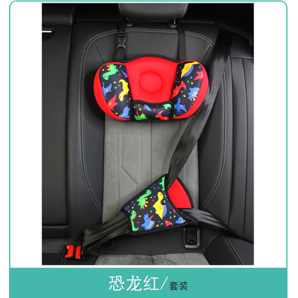 Cross-Border Anti-Stranglehold Car Seat Belt Hanging Cartoon Pillow Car Rear Seat Cushion Neck Protector Children's Headrest