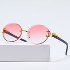 Gold frame gradient flakes