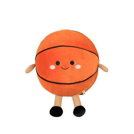 Cross-Border New Basketball Doll Fun Sports Basketball Plush Toy Doll Comfort Doll Batch Goods Birthday Gift
