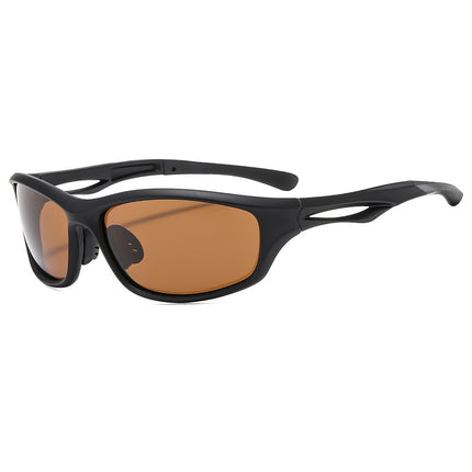 Cross-border European and American Outdoor Sports Polarized Sunglasses Women's Windproof Riding Glasses Ins Style Sunglasses Men's Advanced Sense
