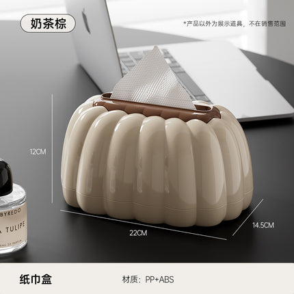 Tissue Box with High Aesthetic Value for Home Use in the Living Room or Entryway, Key and Watch Storage Box, Double-Layer Spring Lift Tissue Box Wholesale
