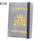 Spanish strap antimagnetic passport (grey)