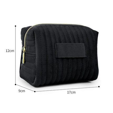 Amazon's Popular Cosmetic Bag, Velvet Velvet Large-Capacity Cosmetic Storage Bag, Travel Portable Bag, Can Be Customized
