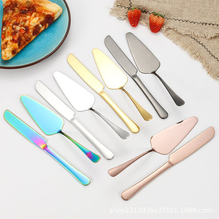 Cross-border Stainless Steel Cake Knife Shovel suit Kitchen Pizza Cutter Creative Baking Household Cream Shovel Knife Gift Box