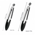 7inch + 9inch years❁Black silicone clip [opp bag]