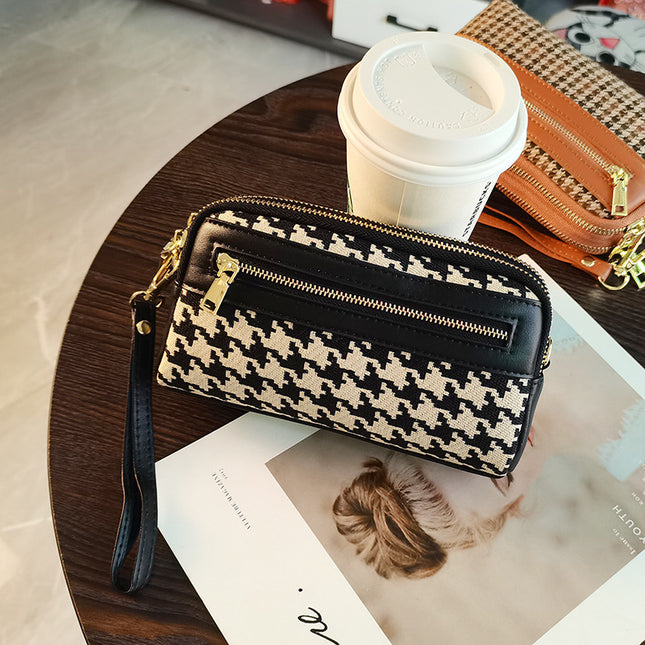 Elegant Women's Clutch Bag 2026 New Model, Can Hold Mobile Phone, Fashionable High-End Designer Wristlet Wallet