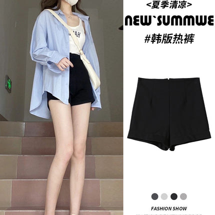Black Shorts for Women Summer 2025 New Style Casual Pants Hot Girl Fashion Korean Version Slimming Hot Pants