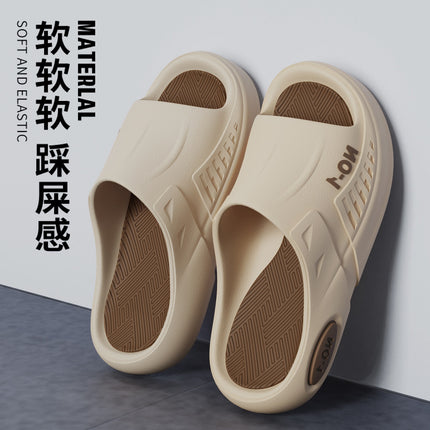 Thick-soled slippers for men's outdoor sports style summer home anti-slip deodorant bathroom couples trendy new style