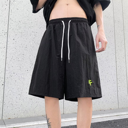 Summer Casual Shorts for Men Trendy Brand Ins Popular Loose Casual Trendy Outerwear Mid-Length Versatile Korean Style Five-Point Shorts
