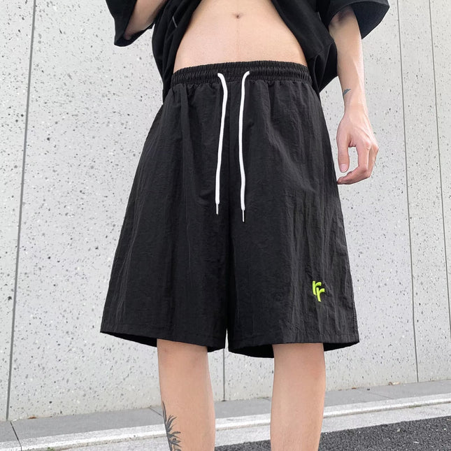 Summer Casual Shorts for Men Trendy Brand Ins Popular Loose Casual Trendy Outerwear Mid-Length Versatile Korean Style Five-Point Shorts