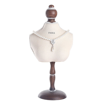 Simple portrait model necklace rack desktop jewelry rack storage hanging pendant rack stall props jewelry display rack