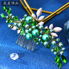 Green hair comb cx596
