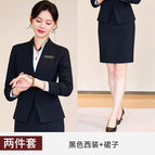 Black suit + women's skirt / S