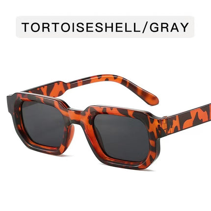 European and American New Box Concave Simple All-match Sunglasses Korean Style High Sense Fashion Men's and Women's Driving Holiday Sunglasses