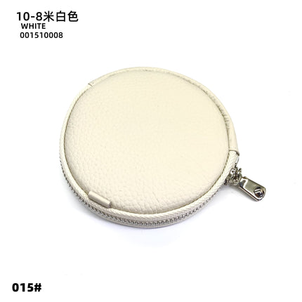 Mini Round Genuine Leather Small Coin Purse Bag Mother's Cowhide Women's Small Children's Zipper Key Coin Earphone Bag