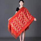 Full garden spring color-rust red / 200cm