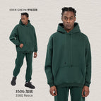 Sweatshirt (hooded style)-eden green / S