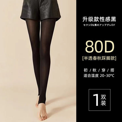 Black 0d Silk Stockings Women's Spring and Autumn Summer Ultra-thin Anti-hook Sericized Leg Artifact High Transparent Mint Mambo Pantyhose