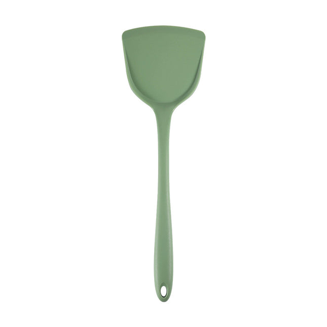 Acura Green Silicone Kitchenware Non-stick Cookware with Spade and Spoon Set Easy to Clean Kitchen Silicone Heat-resistant Kitchenware Five-piece Set