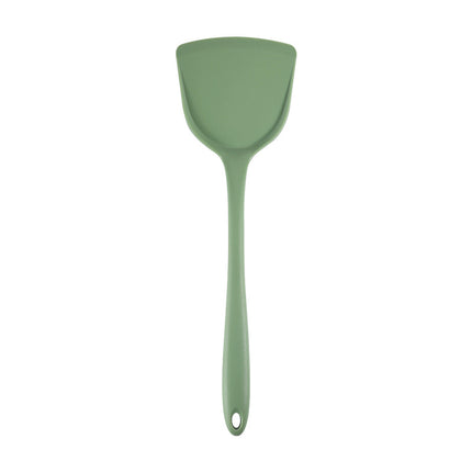 Acura Green Silicone Kitchenware Non-stick Cookware with Spade and Spoon Set Easy to Clean Kitchen Silicone Heat-resistant Kitchenware Five-piece Set