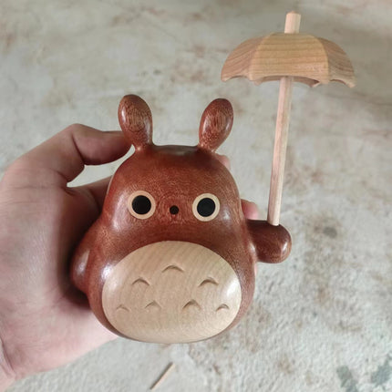 Wooden Fish Decompression Solid Wood Work Crazy Desktop Small Ornaments Sakaban turtle Emotional Stability Office Toy