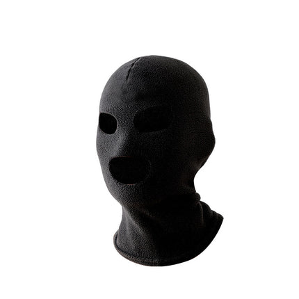 Fleece-Lined Winter Windproof and Warm Face Mask, Cold-Proof Face Protection for Skiing and Cycling, Neck Warmer, Hat and Earmuffs All-In-One Hat