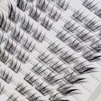 10 rows of glue models su daji eyelashes come with glue